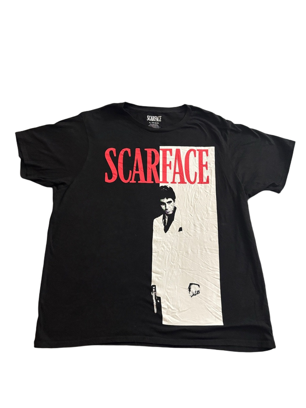 Scarface Tony Montana Graphic T-Shirt Black Movie Tee Men’s XL